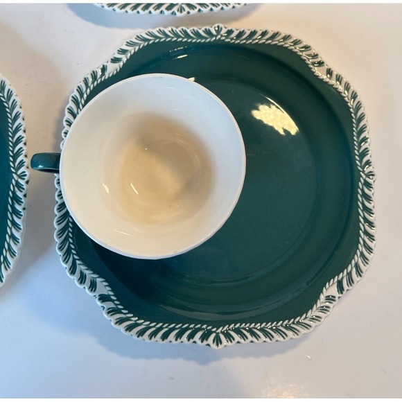 COPY - Vintage Harkerware Set of 4 Snack Sets - Picture 5 of 13